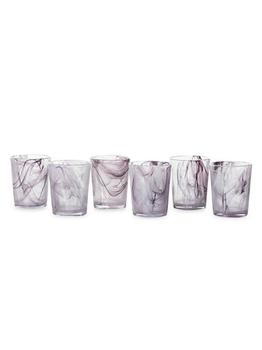 商品Fortessa | Swirl 6-Piece Double Old-Fashioned Glass Set,商家Saks Fifth Avenue,价格¥354图片