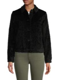 product Cropped Faux Fur Jacket image