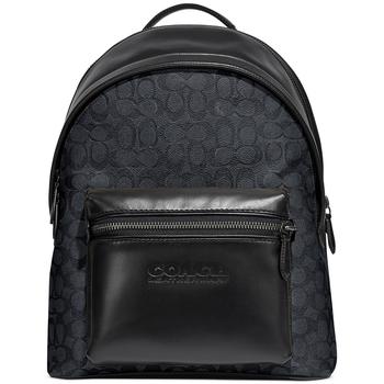 coach tabby双肩包, Coach | Men's Signature Charter Backpack商品图片 