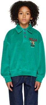 Kids Green 'Hello' Sweatshirt