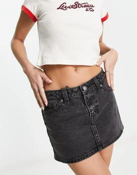 Levi's | Levi's mini a line skirt in washed black 