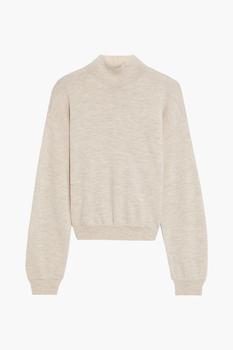 Alice + Olivia | Mattie mélange wool-blend sweater商品图片,3折