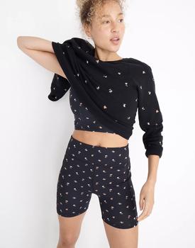 春装美德威尔, Madewell | MWL Form High-Rise 5" Pocket Biker Shorts in Spring Floral商品图片 6.7折