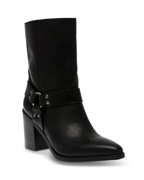 Steve Madden | Women's Alessio Pointed Toe Harness Strap Boots 