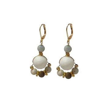 MINU Jewels | Women's Nurelle Ain Earrings with Amazonite and White Jade Beads,商家Macy's,价格¥464