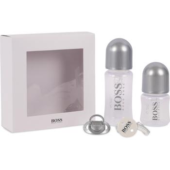 小银瓶, Boss Kids | Set of logo bottles and dummy in silver商品图片 4折×额外7.5折, 额外七五折