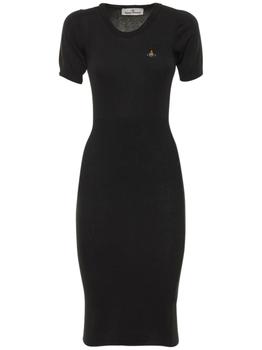 Vivienne Westwood | Bebe Cotton & Cashmere Knit Logo Dress商品图片,额外7.5折, 额外七五折