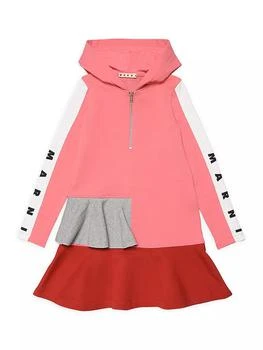 Marni | Little Girl's & Girl's Colorblocked Sweatshirt Dress 