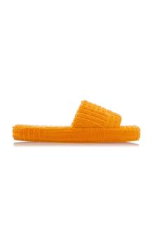 推荐Bottega Veneta - Women's Resort Terry Slide Sandals - Orange - Moda Operandi商品