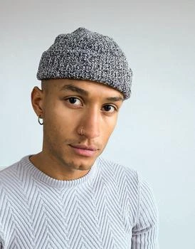 推荐Ben Sherman alder docker beanie hat in grey商品