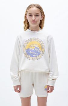 推荐Pacific Sunwear Circle Logo Pull On Sweat Shorts商品