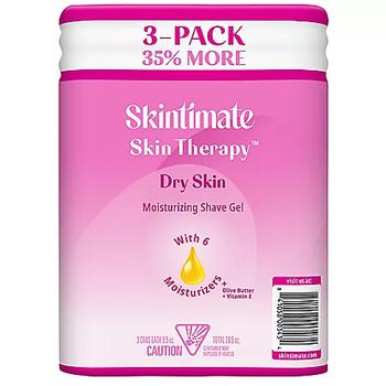 推荐Skintimate Skin Therapy Moisturizing Shaving Gel for Women, Dry Skin (9.5 oz., 3 pk.)商品