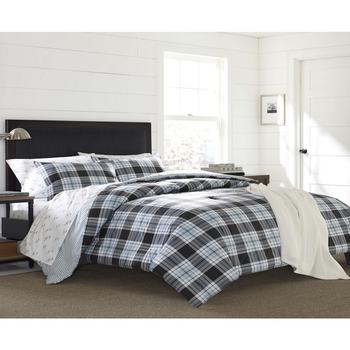 Eddie Bauer评价, Eddie Bauer | Lewis Plaid Atlantic Twin Comforter Set商品图片 