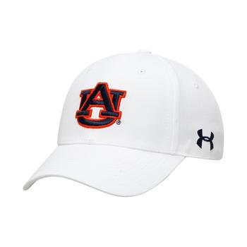 Under Armour | Men's White Auburn Tigers Classic Structured Adjustable Hat商品图片,
