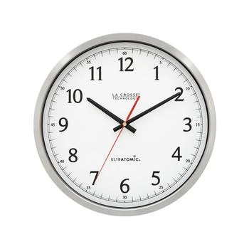 La Crosse Technology | 14" Ultratomic Analog Stainless Wall Clock,商家Macy's,价格¥689