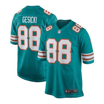 了解迈克达威, NIKE | Men's Mike Gesicki Aqua Miami Dolphins Alternate Game Jersey商品图片 