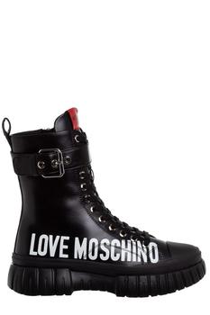 推荐Love Moschino Lace-Up Chunky Boots商品