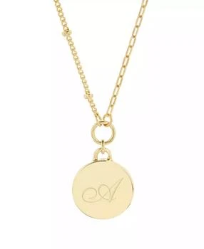 brook & york | 14K Gold Plated Paige Initial Pendant,商家Macy's,价格¥504