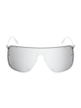 Alexander McQueen | Metal 99MM Shield Sunglasses商品图片,