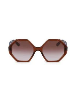 推荐55MM Geometric Sunglasses商品