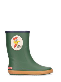 商品BOBO CHOSES | Rubber Rain Boots W/ Chicken Print,商家LUISAVIAROMA,价格¥358图片