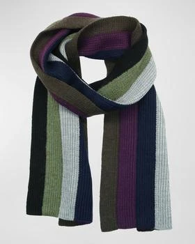 推荐Men's Stripe Knit Scarf商品