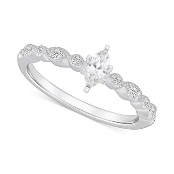 商品Macy's | Diamond Marquise Engagement Ring (3/8 ct. t.w.) in 14k Gold,商家Macy's,价格¥12158图片