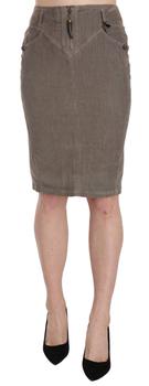 Just Cavalli | Just Cavalli  Corduroy Pencil Straight A-Line Skirt商品图片,4.8折