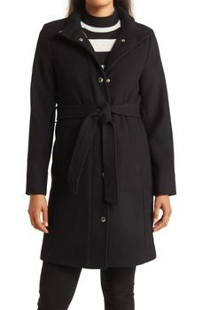 mk皮带官网, Michael Kors | Missy Snap Front Belt Coat商品图片 4.9折