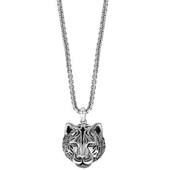 Effy | EFFY® Men's Panther 22" Pendant Necklace in Sterling Silver商品图片,3折