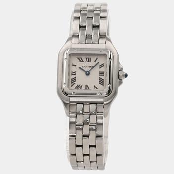[二手商品] Cartier | Cartier White Stainless Steel Panthere W25033P5 Women's Wristwatch 22 mm商品图片,