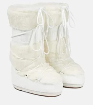 推荐Icon faux fur-trimmed snow boots商品