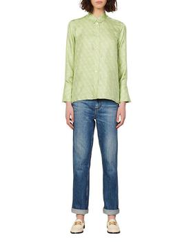 sandeo, Sandro | Cayetana Silk Shirt商品图片 4折, 独家减免邮费