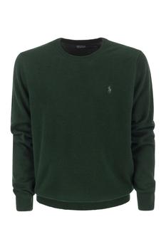 拉夫劳伦毛衣图片, Ralph Lauren | POLO RALPH LAUREN Crew-neck wool sweater商品图片 6.6折