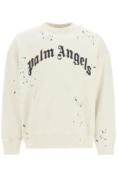 推荐GLITTER LOGO DISTRESSED SWEATSHIRT商品