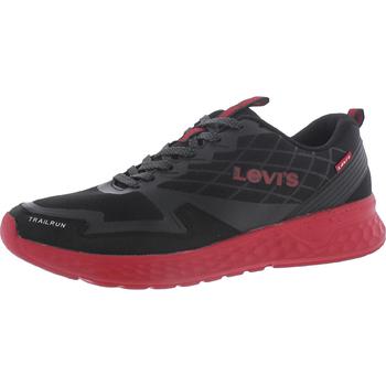 推荐Levi's Nobo Trail Men's Mixed Media Cushioned Running Sneakers商品