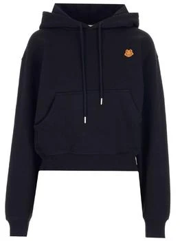 Kenzo | Kenzo Tiger Crest Embroidered Drawstring Hoodie 6.7折×额外9.5折, 额外九五折