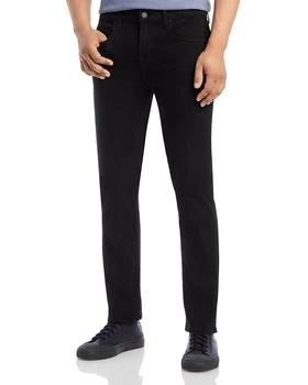 7 For All Mankind | Luxe Performance Slimmy Slim Fit Jeans in Black,商家Bloomingdale's,价格¥1505