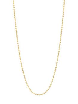 商品Roberto Coin | 18K Yellow Gold Ball Chain Necklace, 18",商家Saks Fifth Avenue,价格¥10373图片