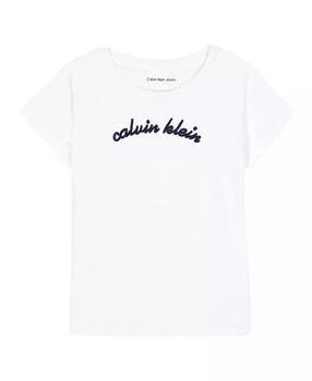 Calvin Klein | Big Girls Arch Logo Short Sleeve T-Shirt,商家Macy's,价格¥78