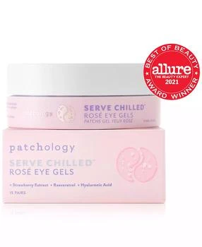 Patchology | Serve Chilled Rosé Eye Gels, 15 pairs,商家Macy's,价格¥219