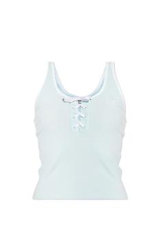 商品Adidas | Adidas Originals Laced Ribbed Tank Top,商家Cettire,价格¥96图片