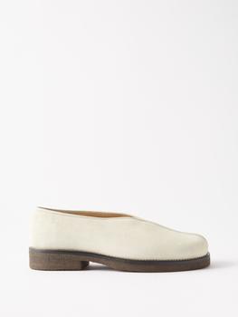 Lemaire | Piped suede slip-on shoes商品图片,