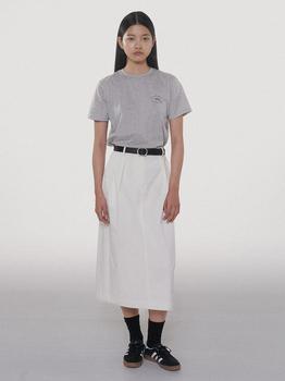 商品tetu | Classic Pin Tuck Skirt_White,商家W Concept,价格¥1048图片