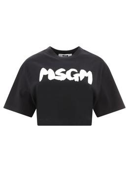 推荐"Msgm" cropped t-shirt商品