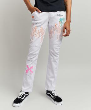 Reason Clothing | Beach Rider Graphic Print Slim Fit Denim Jeans商品图片,3.6折×额外8折, 额外八折