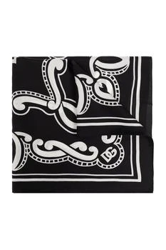 Dolce & Gabbana | Dolce & Gabbana Logo Printed Scarf,商家Cettire,价格¥2434