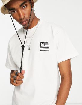 Carhartt WIP | Carhartt WIP label state flag t-shirt in white商品图片,