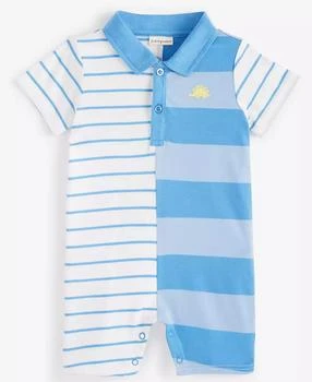 First Impressions | Baby Rugby Striped Polo Sunsuit, Created for Macy's,商家Macy's,价格¥78