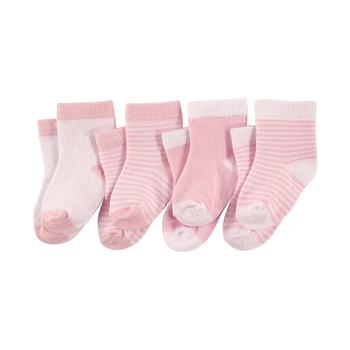 商品Luvable Friends | Basic Socks, 4-Pack, 0-24 Months,商家Macy's,价格¥87图片